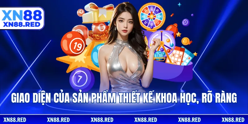 Giao diện của sản phẩm thiết kế khoa học, rõ ràng